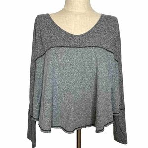 Free People We the Free Grey Cloud Nine Tee